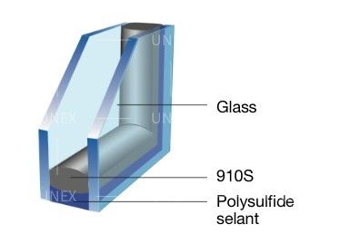 بوتيل البلاستيك الحراري ذو الحواف الدافئة فاصل الزجاج العازل 910S مانع التسرب من مطاط البوتيل
